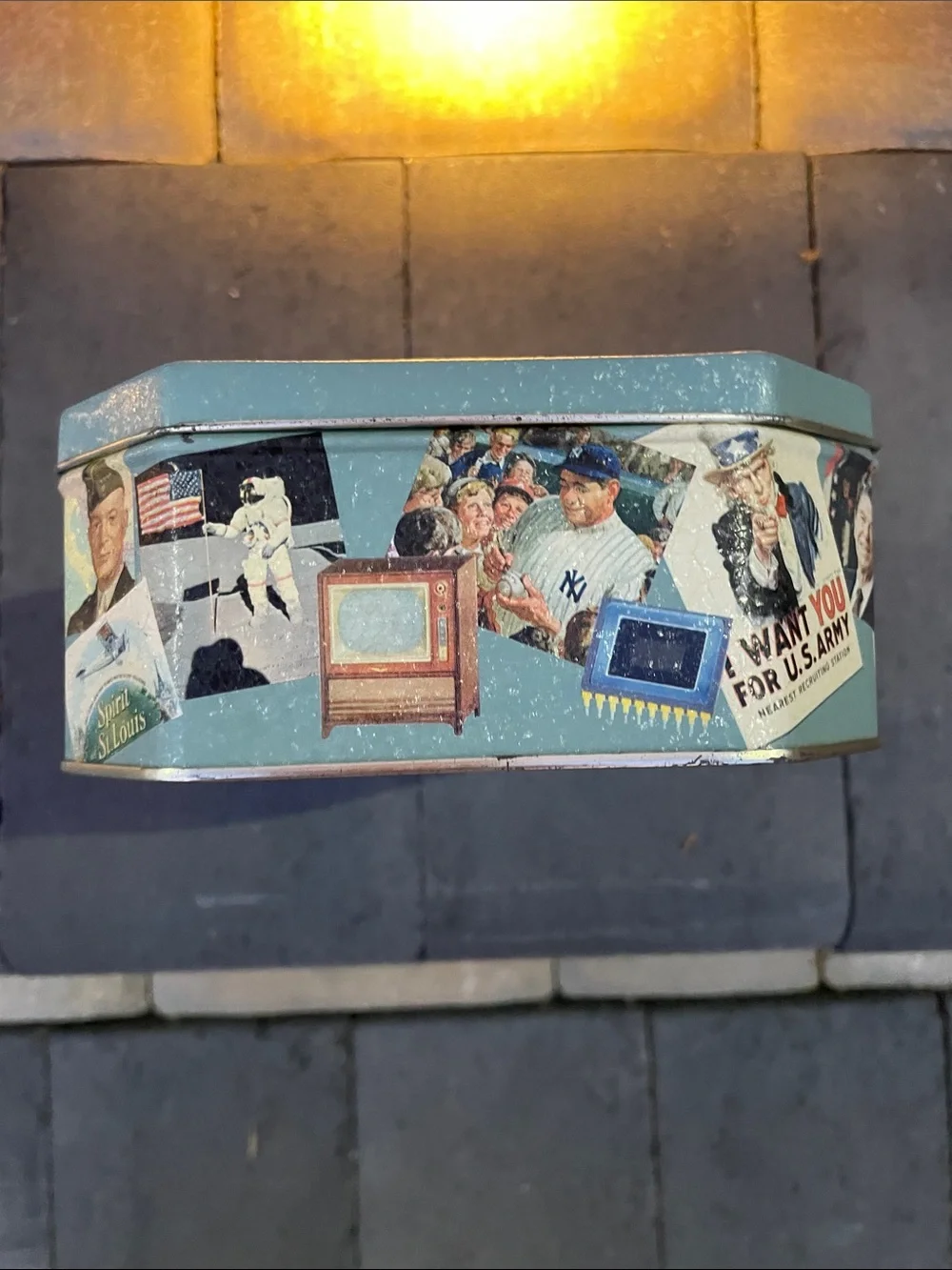 Vintage Millennium Collectors Tin - “The Tin Box Company of America”- Fair Cond.